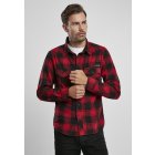 Men's Shirt // Brandit Checked Shirt red black