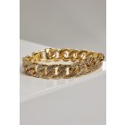 Urban Classics Accessoires / Big Bracelet With Stones gold