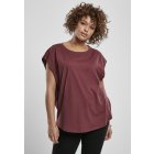Women´s sleeveless T-shirt  // Urban classics Ladies Basic Shaped Tee cherry