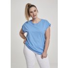Women´s T-shirt short-sleeve // Urban classics Ladies Extended Shoulder Tee horizonblue