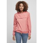 Women´s jacket // Urban classics Ladies Basic Pull Over Jacket pale pink