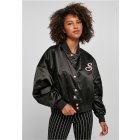 Women´s jacket // Starter Ladies Satin College Jacket black