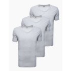 Men's plain t-shirt - grey 3-pack Z29 V10