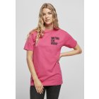 Women´s T-shirt short-sleeve // Ladies Waiting For Friday Tee hibiskus pink