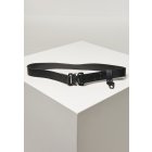 Women's belt // Urban classics Imitation Leather Belt With Hook black