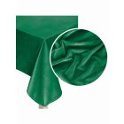 Velor tablecloth Soft A559 - bottle green