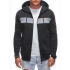 Men's zip-up sweatshirt B1595 - dark grey