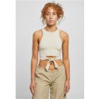 Urban Classics / Ladies Cropped Knot Top softseagrass