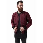 Men´s jacket // Urban Classics 2-Tone Bomber Jacket burgundy/black