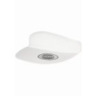 Baseball cap // Flexfit Flat Round Visor Cap white