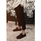 Trousers // Urban Classics Cropped Terry Pants black