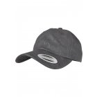 Baseball cap // Flexfit Low Profile Coated Cap darkgrey
