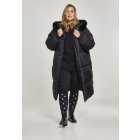 Women´s jacket // Urban classics Ladies Oversize Faux Fur Puffer Coat blk/blk