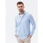 Men's shirt with long sleeves K621 - light blue