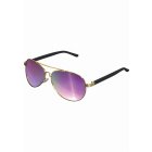Sunglasses // MasterDis Sunglasses Mumbo Mirror gold/purple