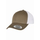 Baseball cap // Flexfit YP CLASSICS RECYCLED RETRO TRUCKER CAP 2-TONE olive/white