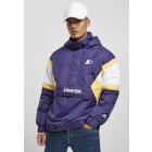 Men´s jacket // Starter Color Block Half Zip Retro Jacket purple/wht/buff yellow