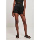 Shorts // Urban Classics Ladies Viscose Satin Resort Shorts black