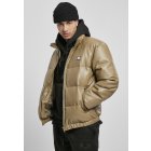 Men´s winter jacket // South Pole Imitation Leather Bubble Jacket khaki