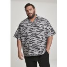 Men's Shirt // Urban classics Pattern Resort Shirt stone camo