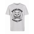 Kid`s t-shirt // Mister tee Kids Feeling Good Tee white