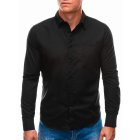 Men's shirt with long sleeves K597 - black