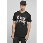 Men´s T-shirt short-sleeve // Mister tee No Risk No Story Tee black