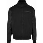 Men´s jacket // Urban classics Organic and Recycled Fabric Mix Track Jacket blac