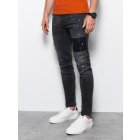 Men's jeans SKINNY FIT - black P1063