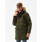 Men's winter jacket C514 - olive