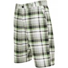 Shorts // Urban Classics Big Checked Shorts wht/blk/lg