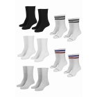 Socks // Urban classics Sporty Socks 10-Pack blk/wht/gry+wht/nvy/rd+wht/blk