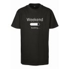 Kid`s t-shirt // Mister tee Kids Weekend Loading 2.0 Tee black