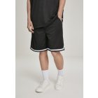 Shorts // Urban Classics Premium Stripes Mesh Shorts black