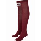Socks // Urban classics Ladies College Socks 2-Pack burgundy