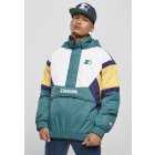 Men´s jacket // Starter Color Block Half Zip Retro Jacket retro green/wht/by/s prpl