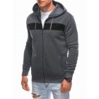 Men's zip-up sweatshirt B1595 - grey