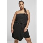 Woman dress // Urban classics Ladies Viscose Short Bandeau Dress black