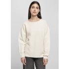 Women´s sweater // Urban Classics Ladies Chunky Fluffy Sweater whitesand