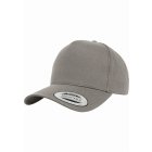 Baseball cap // Flexfit 5-Panel Curved Classic Snapback grey