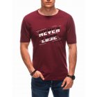 Men's t-shirt S1866 - dark red