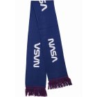 Scarf // Mister Tee NASA Scarf Knitted wht/blue/red