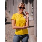 Women's plain t-shirt SLR001 - yellow
