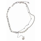 Urban Classics / Jupiter Pearl Various Chain Necklace silver