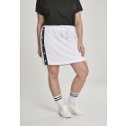 Women skirt // Urban classics Ladies Track Skirt wht/blk/wht