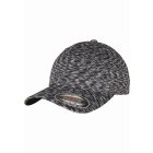 Baseball cap // Flexfit Stripes Melange Flexfit® darkgrey melange