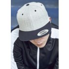 Baseball cap // Flexfit Classic Snapback 2-Tone heather/navy