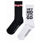 Merchcode / Ramones Socks 2-Pack black/white