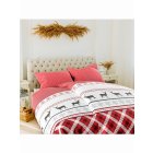 Xmass 2C flannel bedding A777 - red