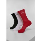 Socks // Mister tee SKRRT Socks Pack red white black